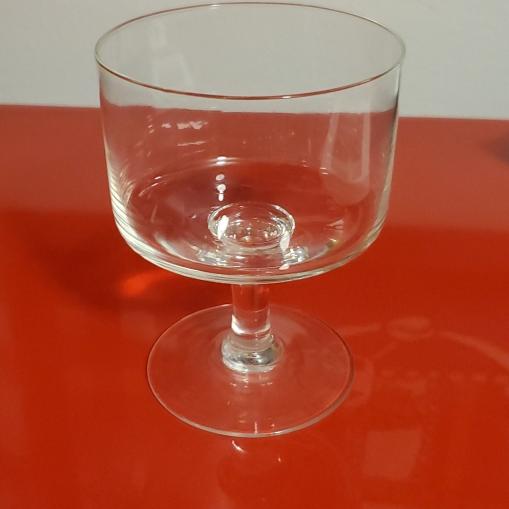 Vintage Crystal Stem Dessert Cups